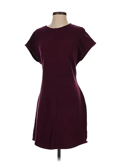 Pre-owned Athleta Casual Dress In Burgundy