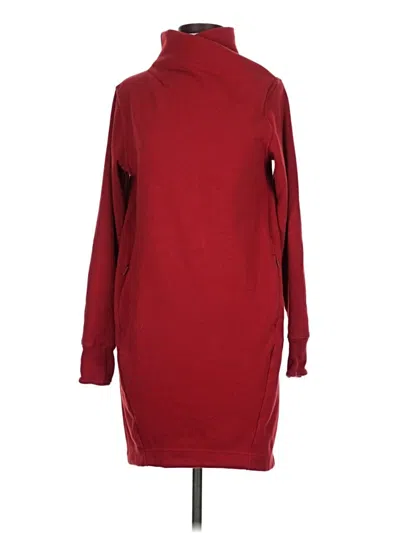 Pre-owned Athleta Casual Dress In Burgundy