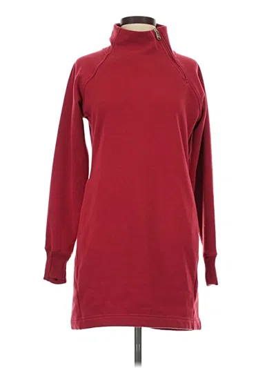 Pre-owned Athleta Casual Dress In Burgundy