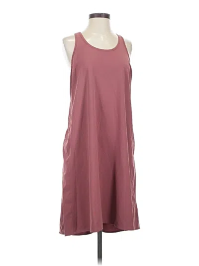 Pre-owned Athleta Casual Dress In Burgundy