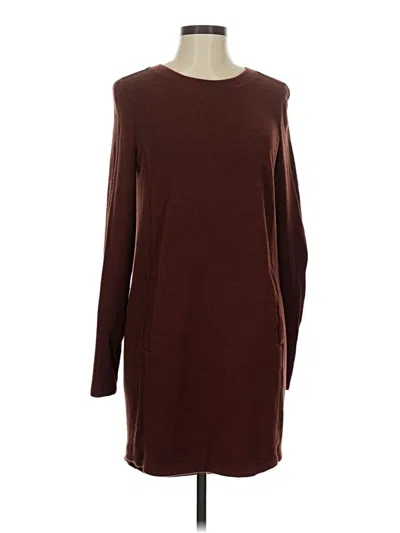 Pre-owned Athleta Casual Dress In Burgundy