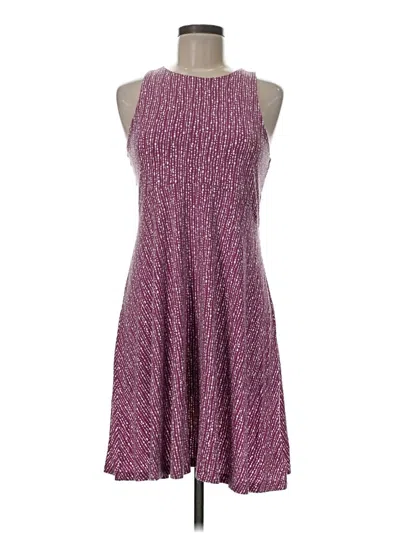 Pre-owned Athleta Casual Dress In Burgundy