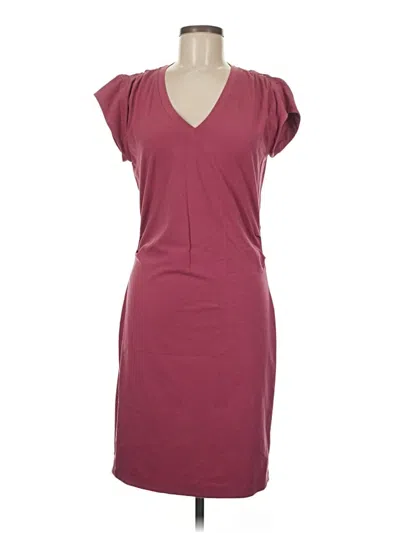 Pre-owned Athleta Casual Dress In Burgundy