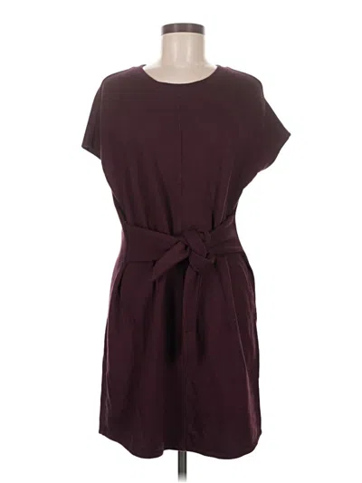 Pre-owned Athleta Casual Dress In Burgundy