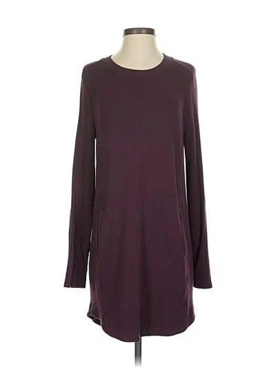 Pre-owned Athleta Casual Dress In Burgundy