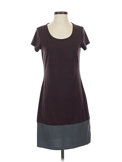 Pre-owned Athleta Casual Dress In Burgundy