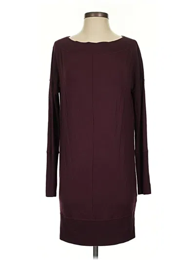 Pre-owned Athleta Casual Dress In Burgundy