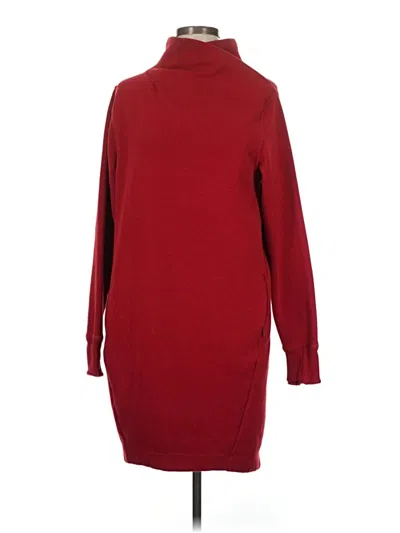 Pre-owned Athleta Casual Dress In Burgundy