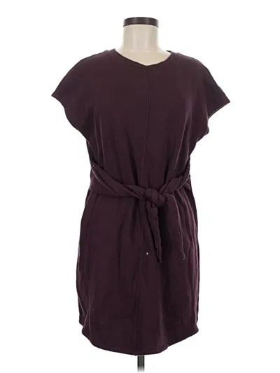 Pre-owned Athleta Casual Dress In Burgundy