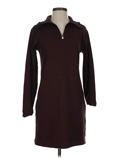 Pre-owned Athleta Casual Dress In Burgundy