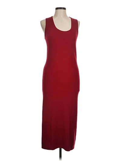 Pre-owned Athleta Casual Dress In Burgundy