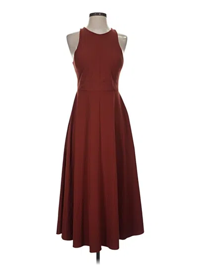Pre-owned Athleta Casual Dress In Burgundy