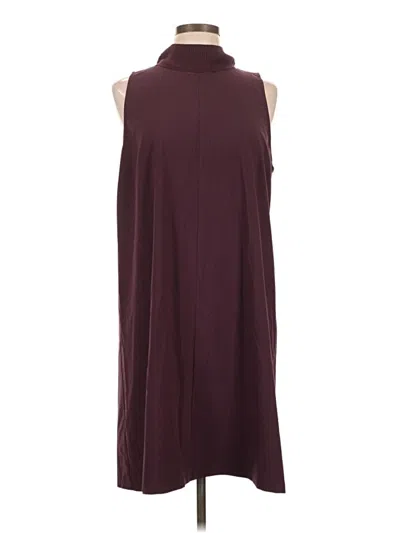 Pre-owned Athleta Casual Dress In Burgundy