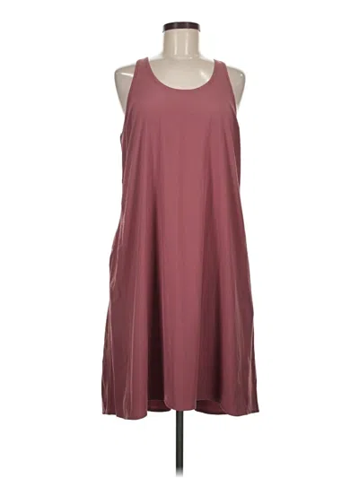 Athleta Casual Dress In Burgundy