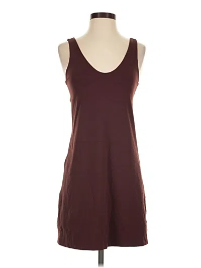 Pre-owned Athleta Casual Dress In Burgundy