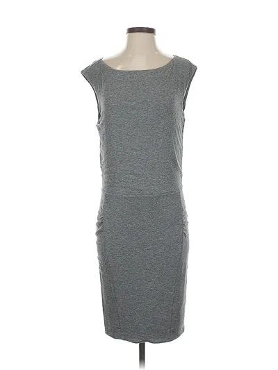 Pre-owned Athleta Casual Dress In Gray