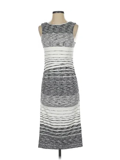 Pre-owned Athleta Casual Dress In Gray