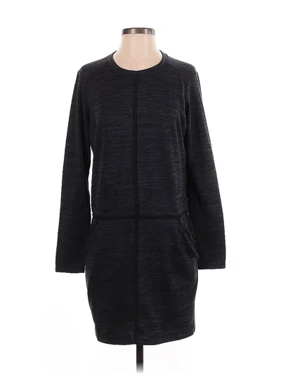 Pre-owned Athleta Casual Dress In Gray