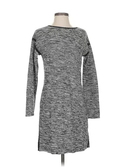 Pre-owned Athleta Casual Dress In Gray