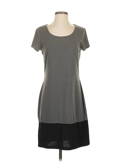 Pre-owned Athleta Casual Dress In Gray