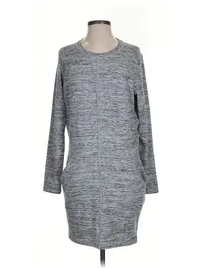 Pre-owned Athleta Casual Dress In Gray
