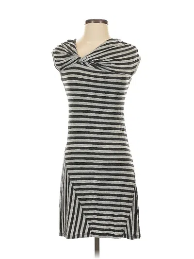 Pre-owned Athleta Casual Dress In Gray