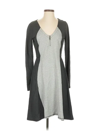 Pre-owned Athleta Casual Dress In Gray
