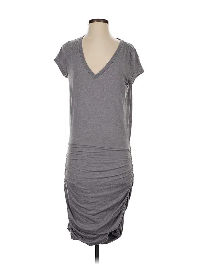 Pre-owned Athleta Casual Dress In Gray