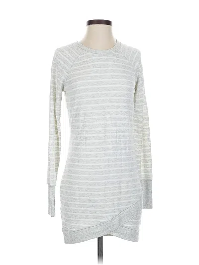 Pre-owned Athleta Casual Dress In Gray