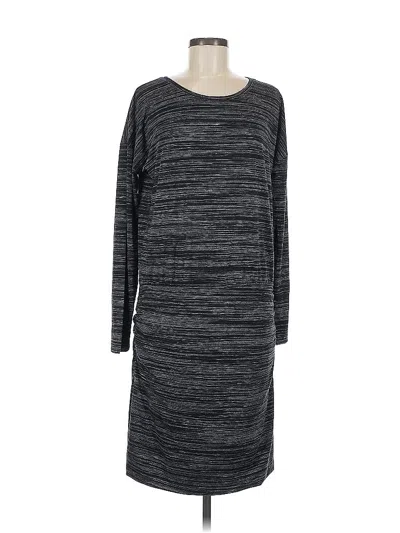 Pre-owned Athleta Casual Dress In Gray