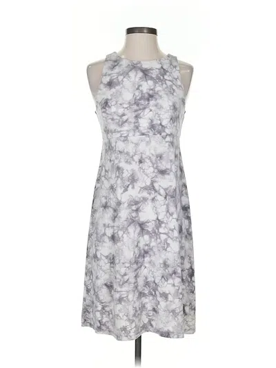 Pre-owned Athleta Casual Dress In Gray