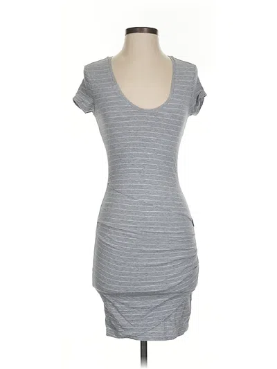 Pre-owned Athleta Casual Dress In Gray