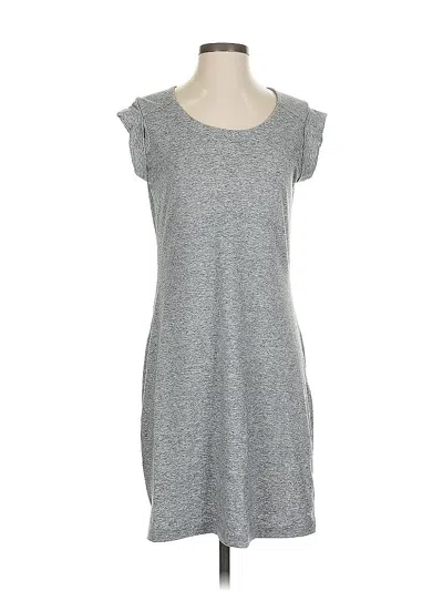 Pre-owned Athleta Casual Dress In Gray