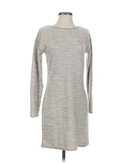 Pre-owned Athleta Casual Dress In Gray