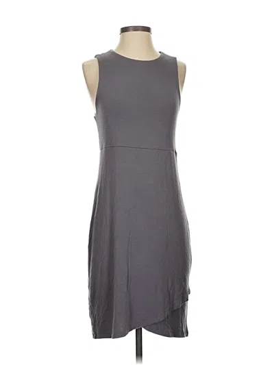 Pre-owned Athleta Casual Dress In Gray