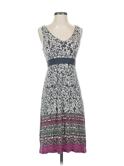 Pre-owned Athleta Casual Dress In Gray