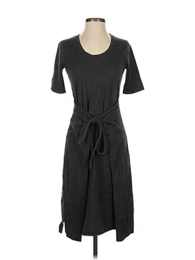 Pre-owned Athleta Casual Dress In Gray