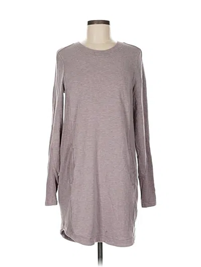 Pre-owned Athleta Casual Dress In Gray