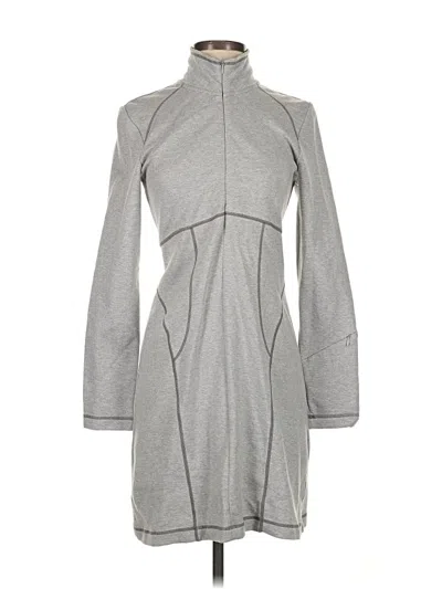 Pre-owned Athleta Casual Dress In Gray