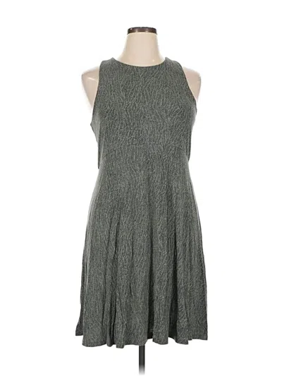 Pre-owned Athleta Casual Dress In Gray