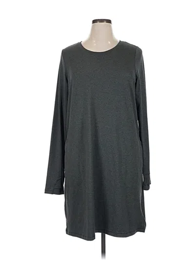 Pre-owned Athleta Casual Dress In Gray