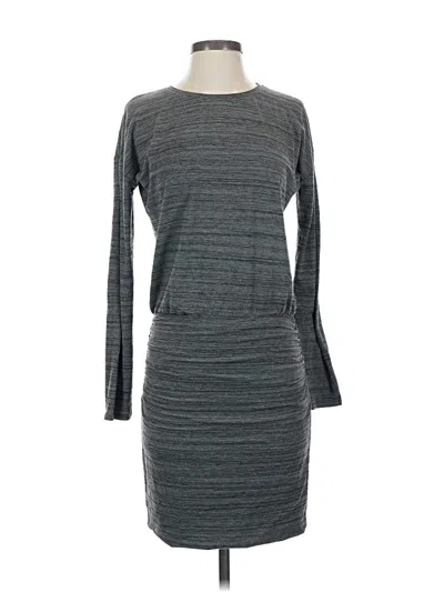 Pre-owned Athleta Casual Dress In Gray