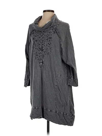 Pre-owned Athleta Casual Dress In Gray