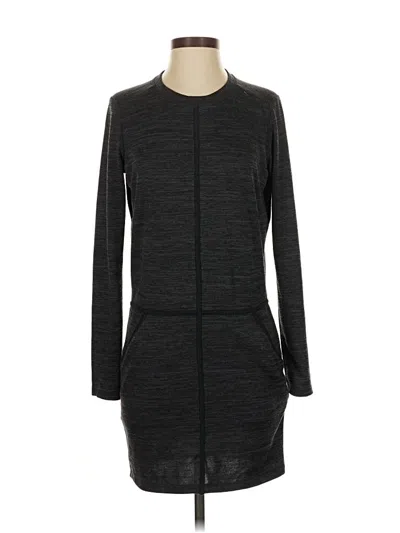 Pre-owned Athleta Casual Dress In Gray