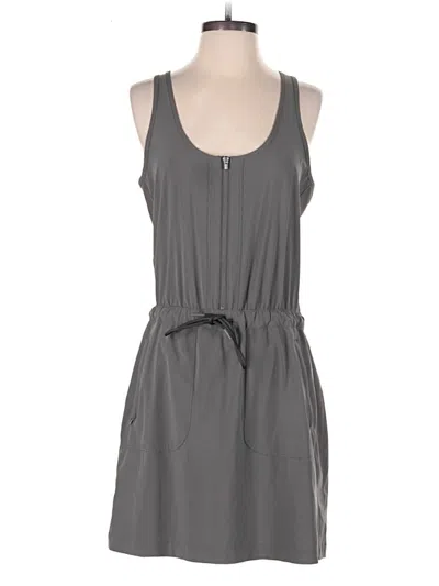 Pre-owned Athleta Casual Dress In Gray