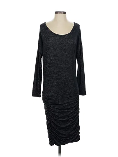 Pre-owned Athleta Casual Dress In Gray