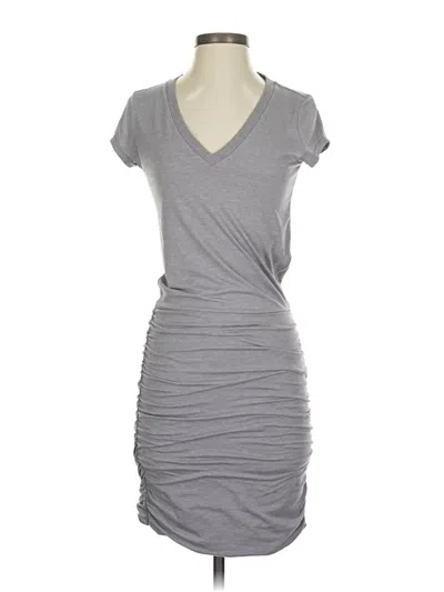 Pre-owned Athleta Casual Dress In Gray