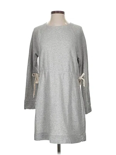 Pre-owned Athleta Casual Dress In Gray