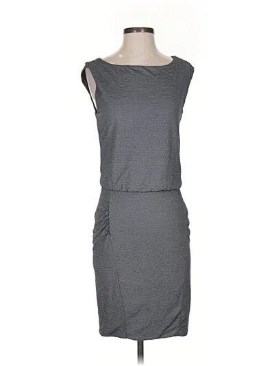 Pre-owned Athleta Casual Dress In Gray