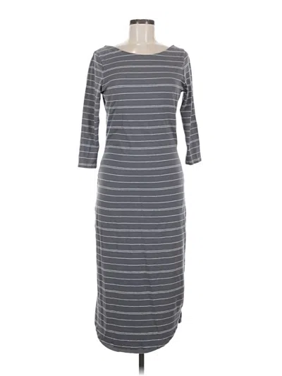 Pre-owned Athleta Casual Dress In Gray